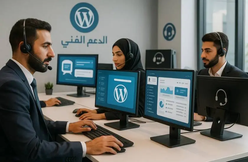 دعم فني للووردبريس